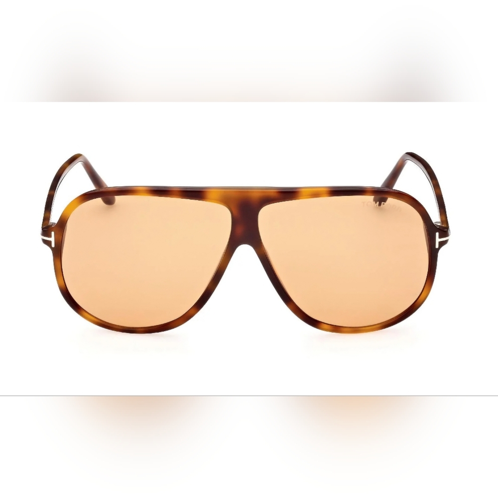 TOM FORD SPENCER-02 FT0998 52E Sunglasses Havana Frame Brown Lenses 62mm